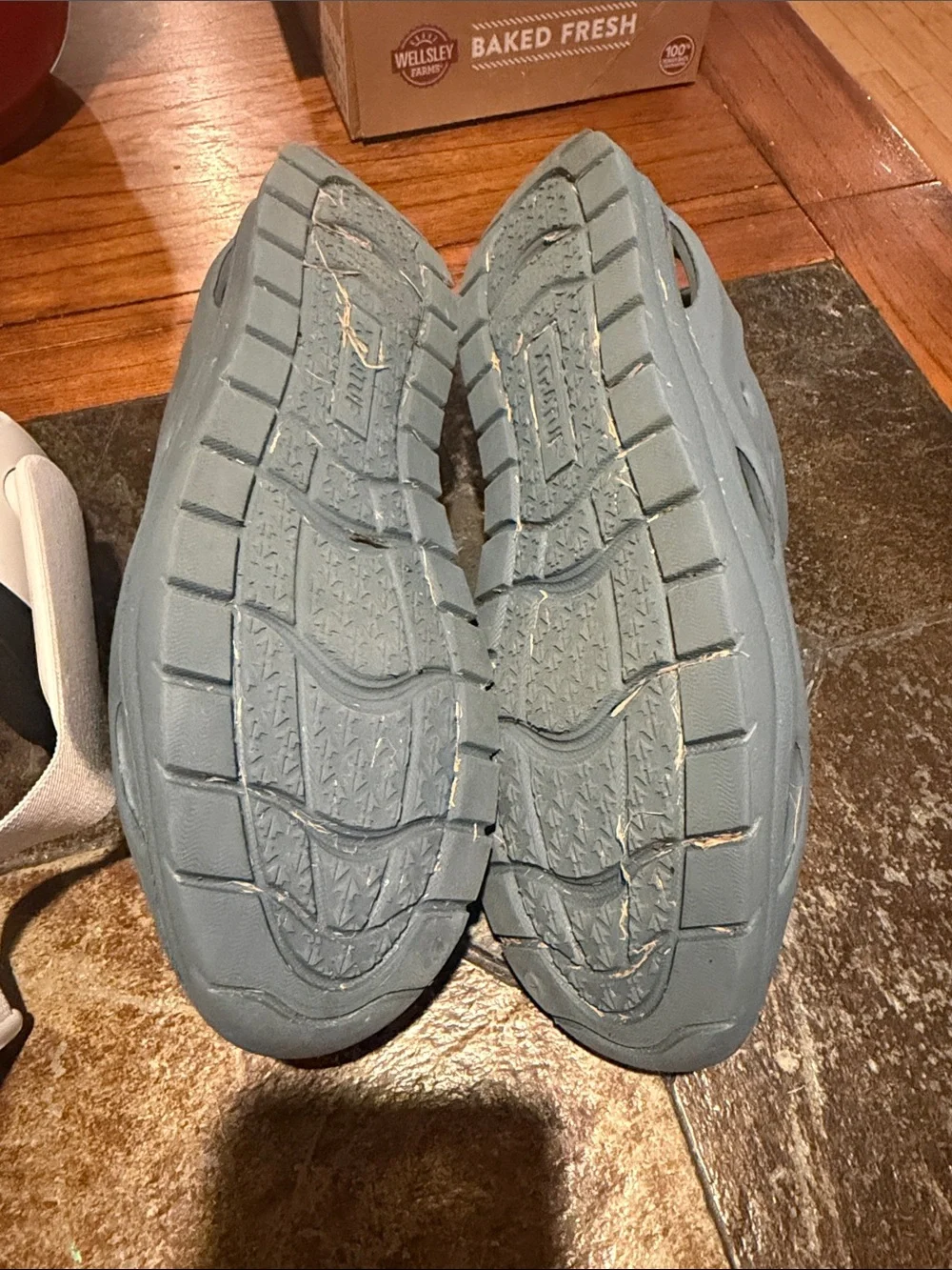 XTRATUF Men's Grey Slip-On Water-Ready Clog